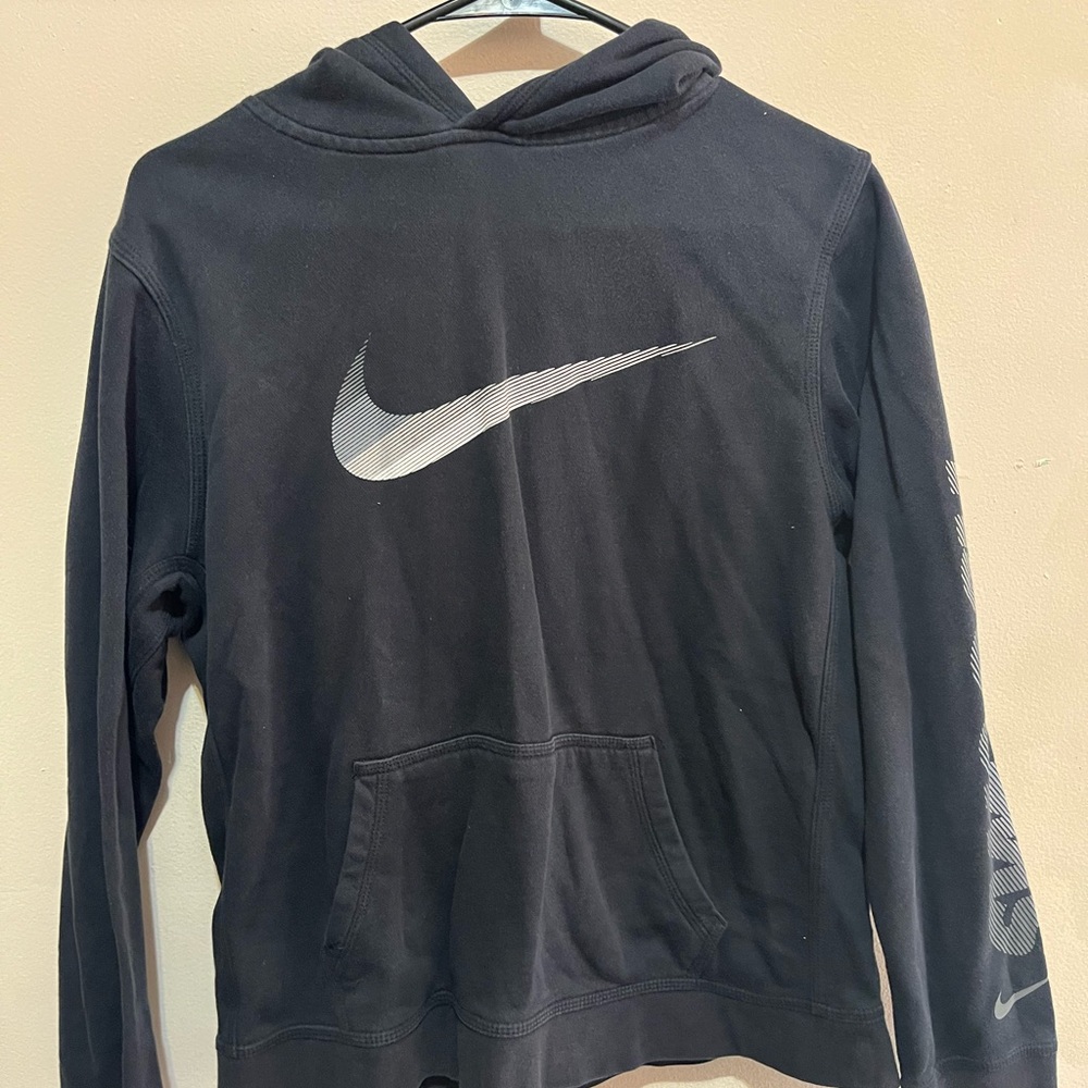 Nike Black Hoodie with Logo